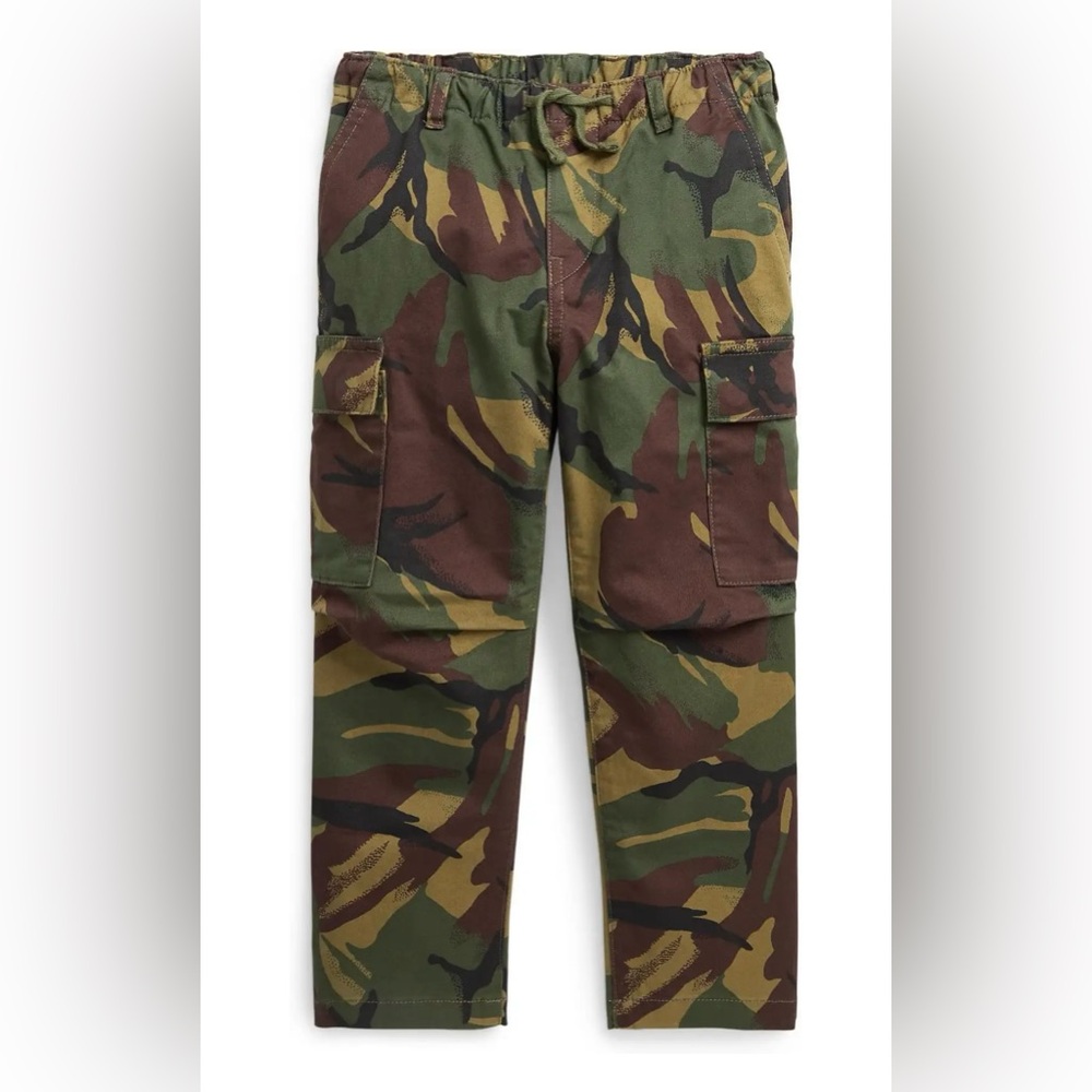 Ralph Lauren Kids Camouflage twill Cargo Pants